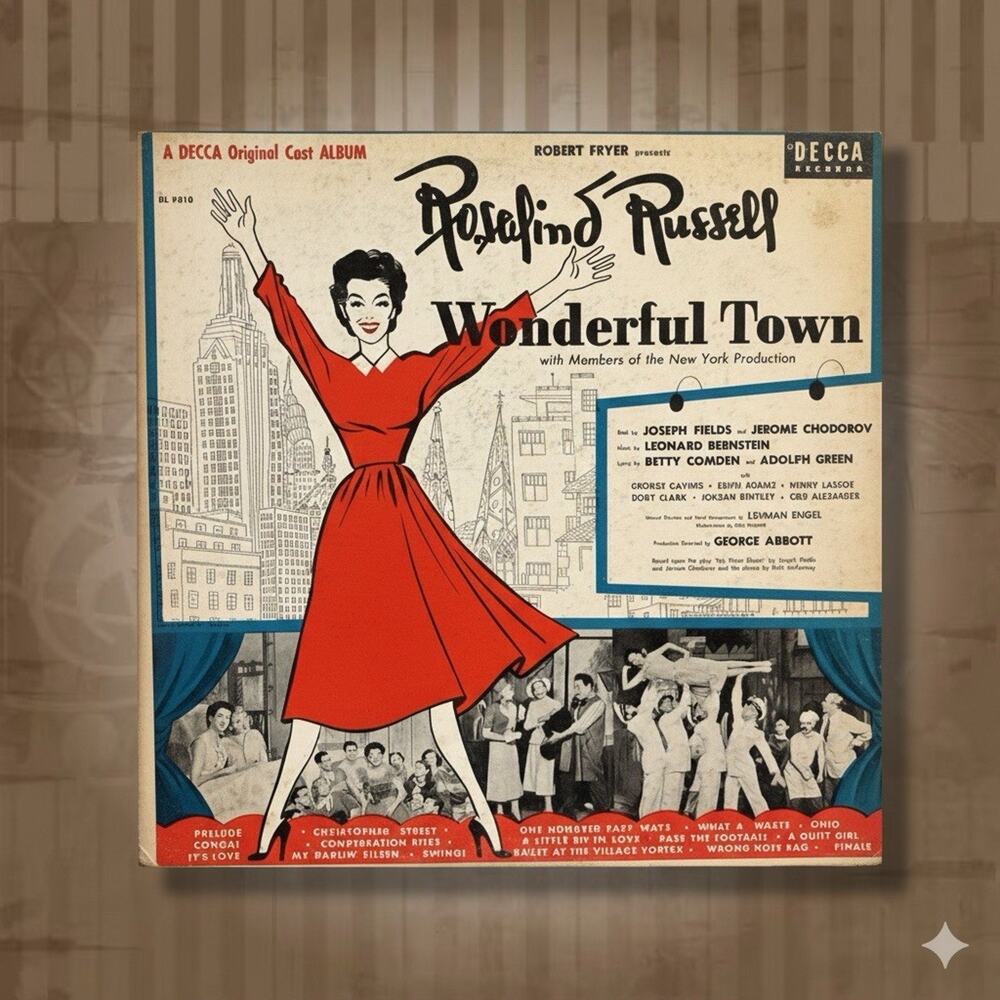 Rosalind Russell - Wonderful Town (Original Cast Album) Vinyl LP DL9010